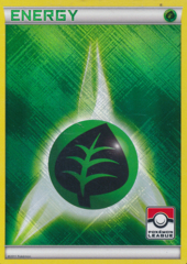 Grass Energy Unnumbered Crosshatch Holo Promo - 2011 Pokemon League